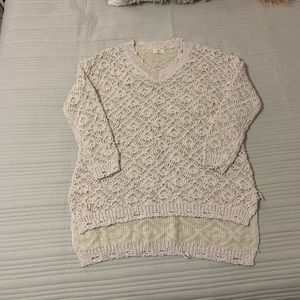 Cream textured sweater